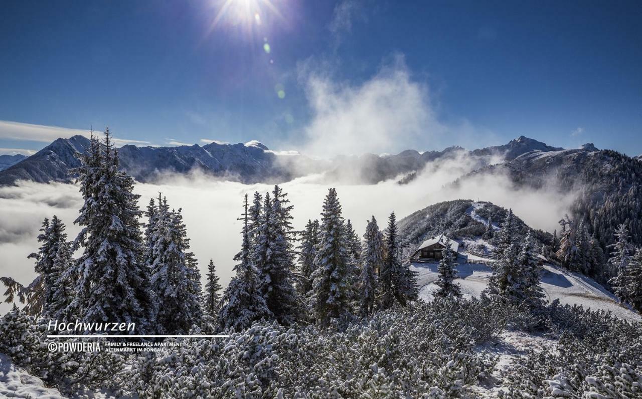Powderia Family & Freelance Apartment In The Centre Of Ski Amade Altenmarkt im Pongau Ngoại thất bức ảnh